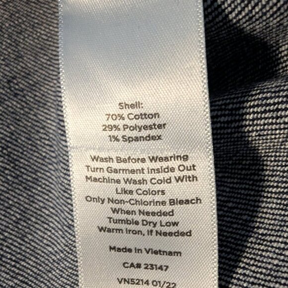 Talbots Denim Mini Skirt, Size 8P - Picture 3 of 6